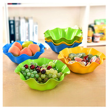 A6715果盆干果盘创意婚庆糖果零食水果篮子家用塑料水果盘子