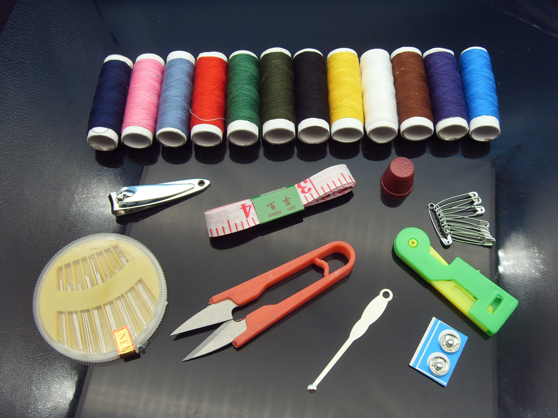 百宝箱针线盒套装 家用缝纫组合用品居家工具针线包厂价批发