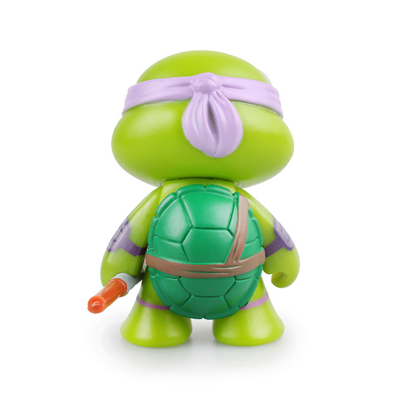 2014电影版 4款q版忍者神龟可动手办摆件玩具模型公仔现货