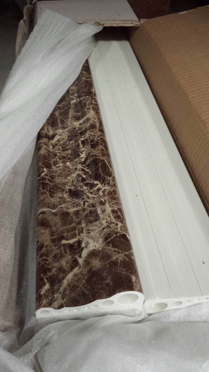 山东厂家**6公分框线石塑线条仿大理石线条防水防火环保门套.