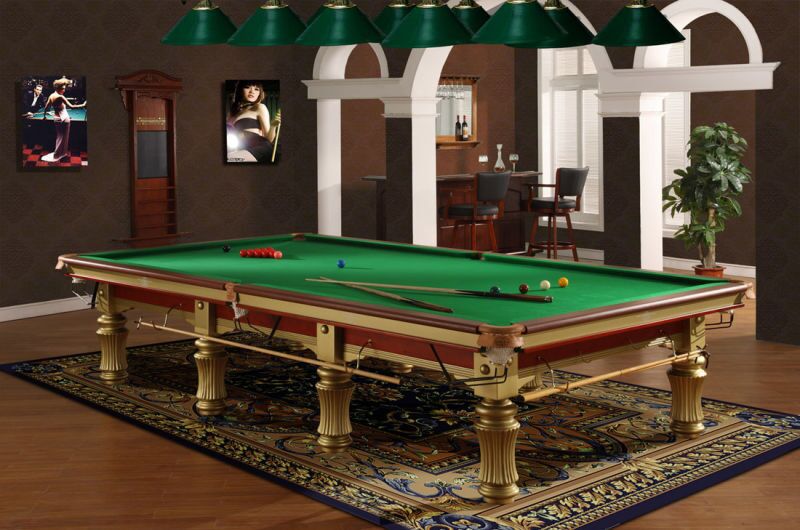 深圳英式桌球台 标准斯诺克台球桌中山桌球台 宝安家用英式台球桌