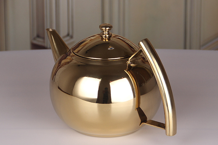 加厚不锈钢茶壶水壶咖啡壶电磁炉泡茶壶带过滤网酒店餐馆