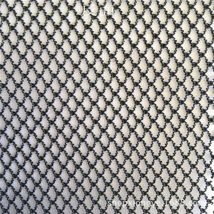 菱形尼龙网尼龙纱网四角尼龙网菱形夹丝网布