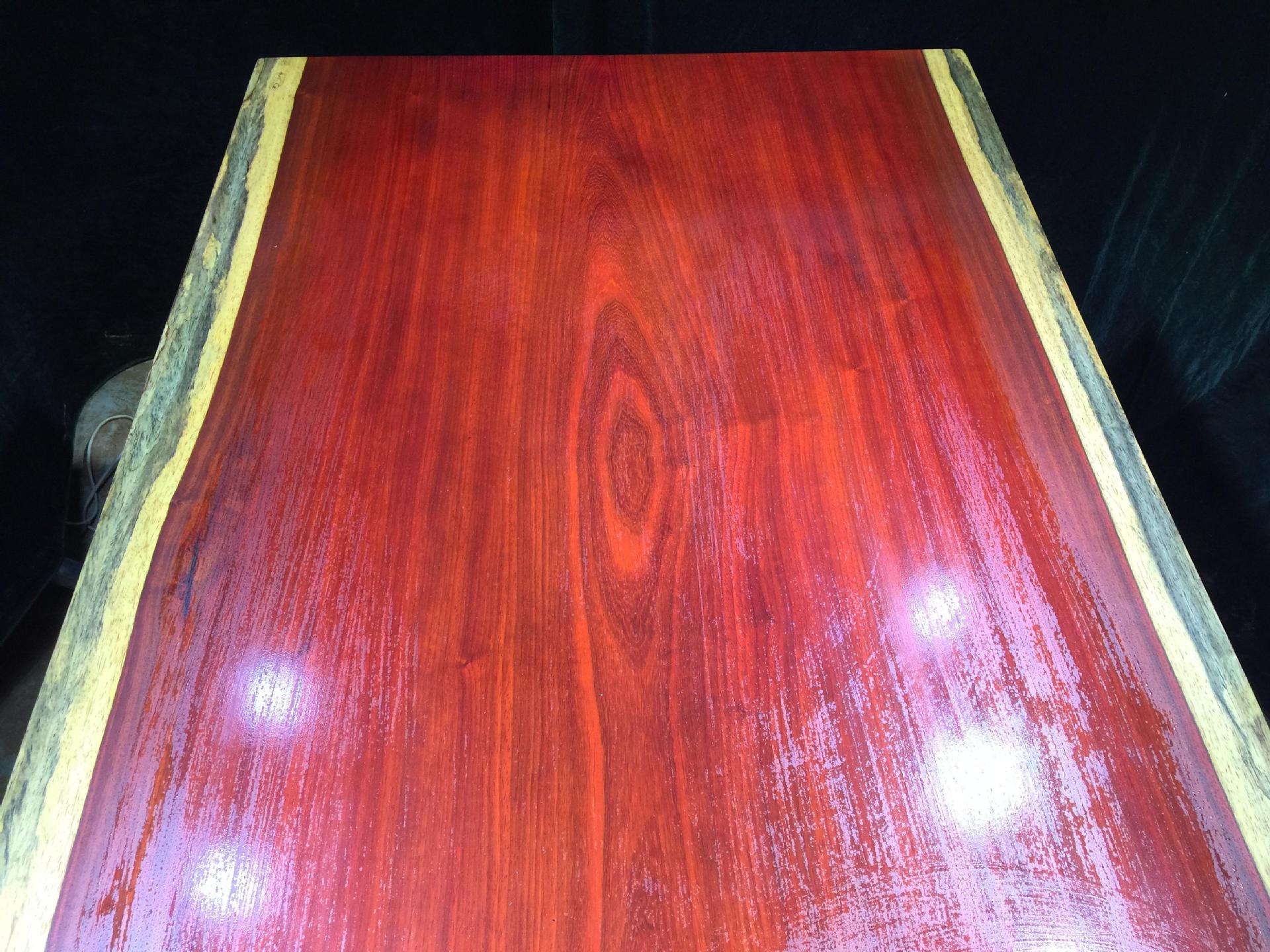 非洲红花梨木板材 原木画案 红木办公桌 天道木业出品