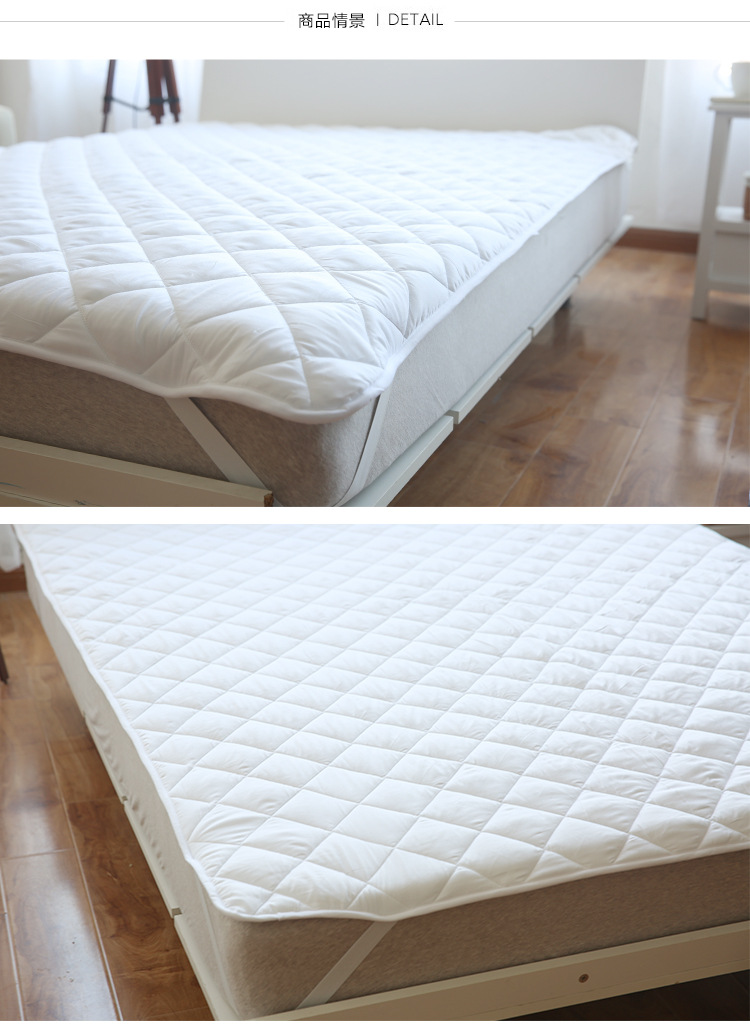 宾馆床护垫纯色加厚席梦思防尘防滑保护垫