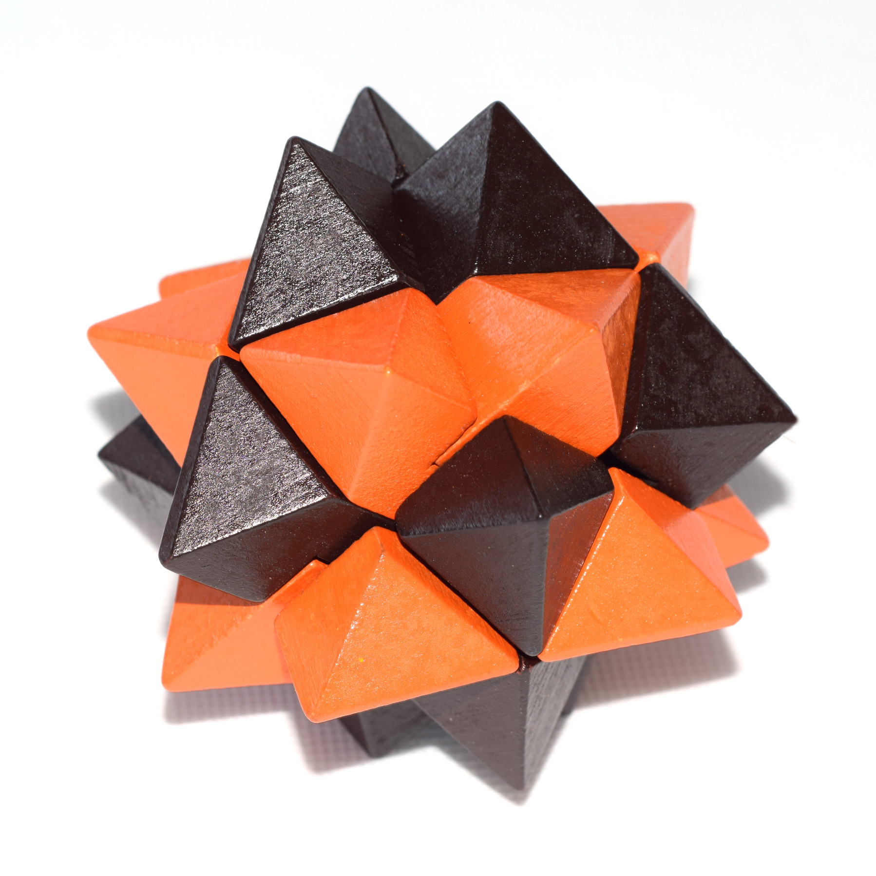 阿菠萝孔明锁菱角儿童益智拆装组合玩具锻炼