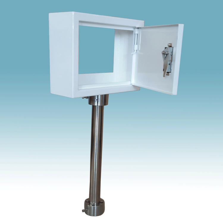 触摸屏电控箱安装支架 plc固定支座人机面旋转支架 配电箱固定架