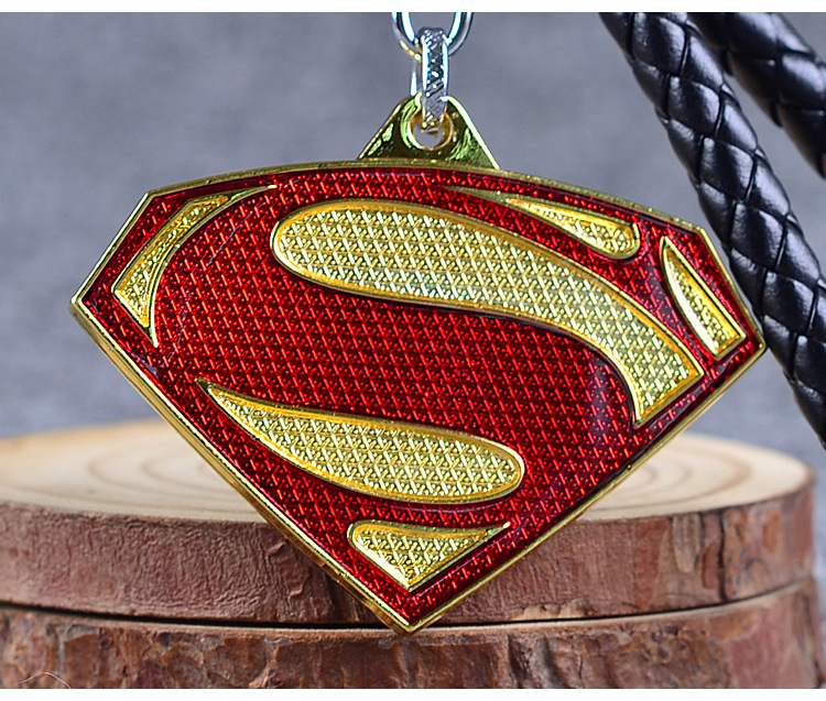 欧美电影周边 超人标志s形superman金属钥匙扣 速卖.