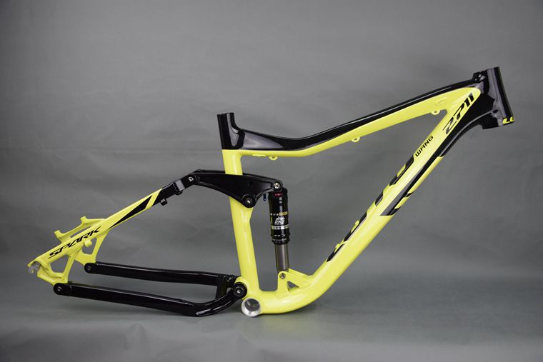 lutu2711 软尾车架 速降山地车车架 自行车车架子 后避震车架