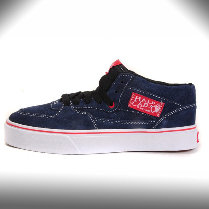 全牛皮哈弗half cab滑板 font color=red>鞋 /font>帆布 font color=