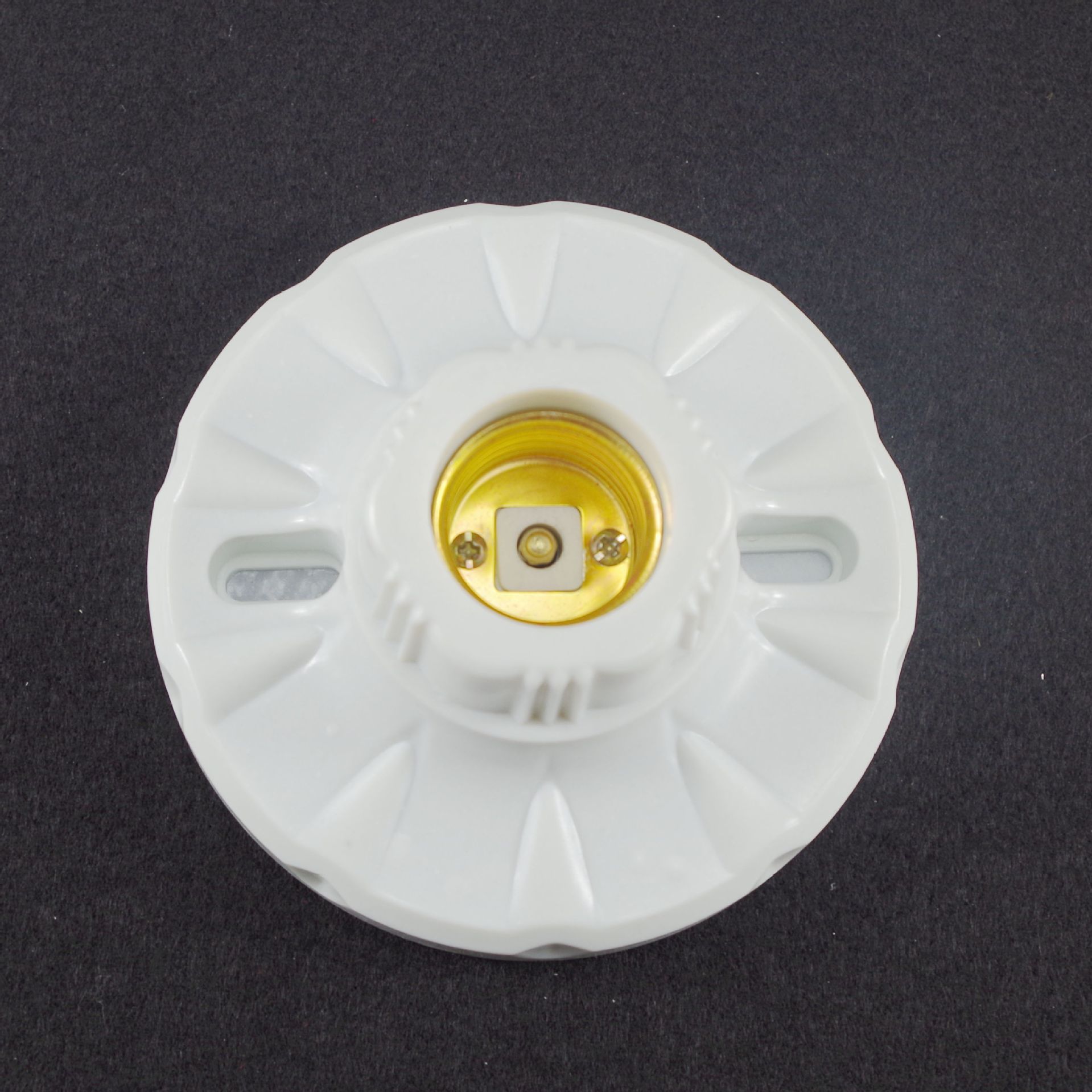 明装灯座 e27螺旋灯座 110mm