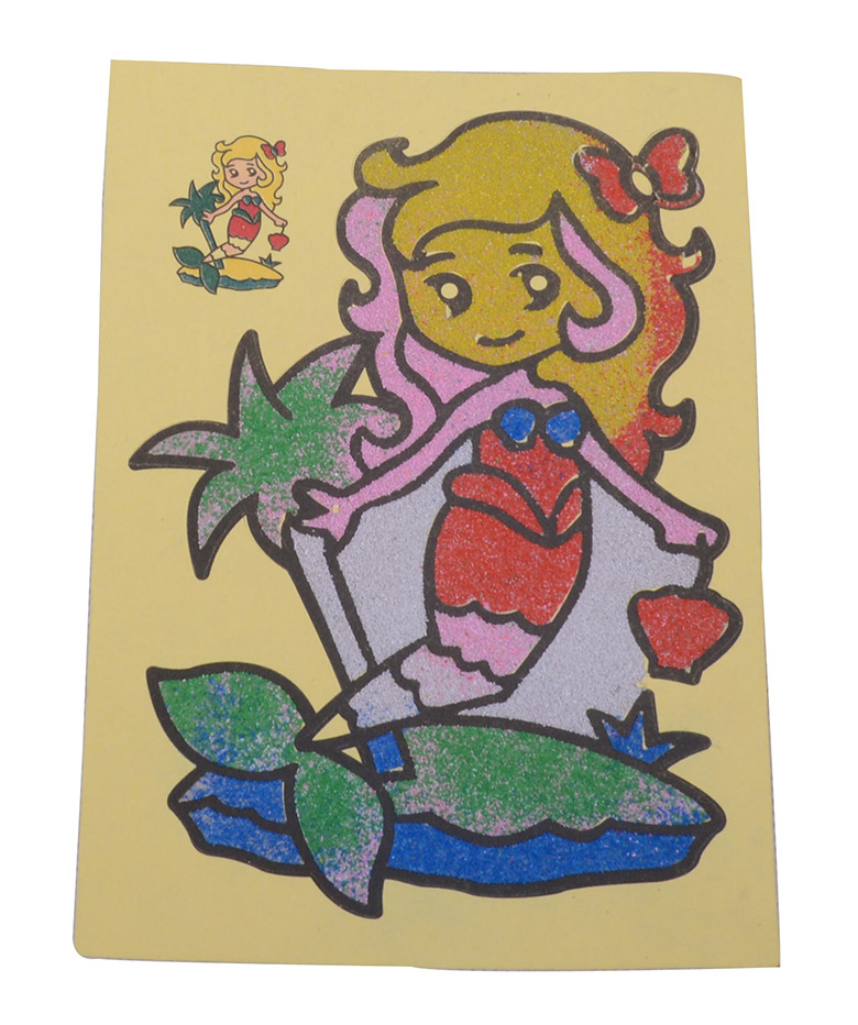 中号干水彩画 12*16.4 diy手工益智儿童玩具批发yx99075