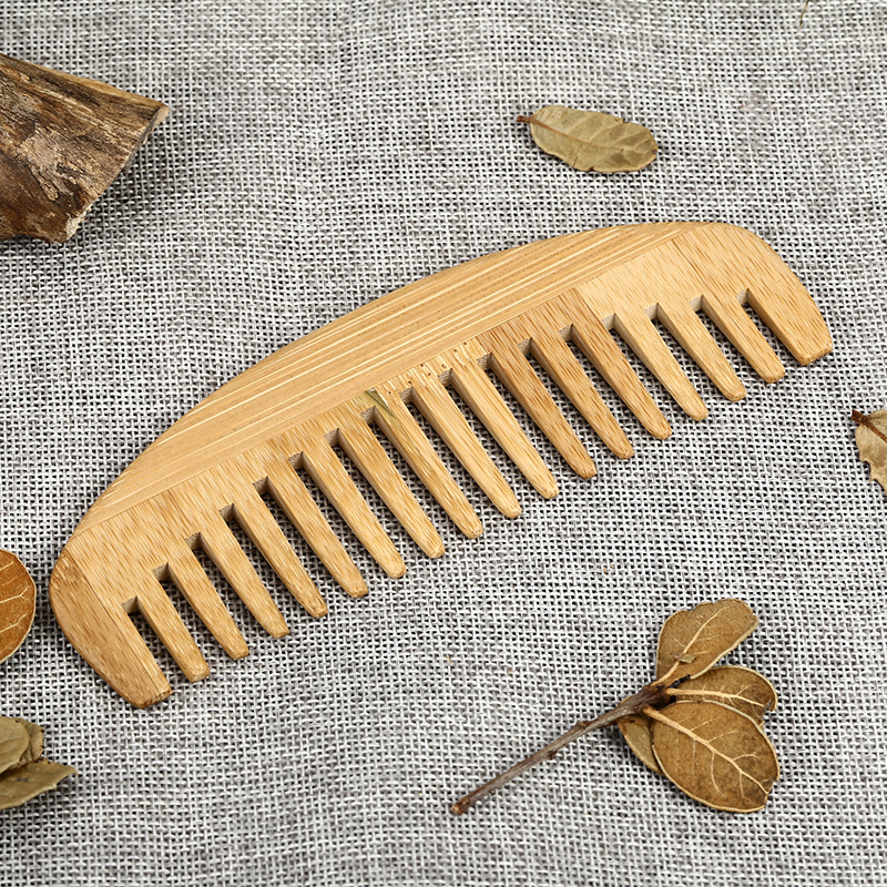 2020新品宽齿按摩梳 拼接檀香竹梳 美发地摊现货梳子厂家批发