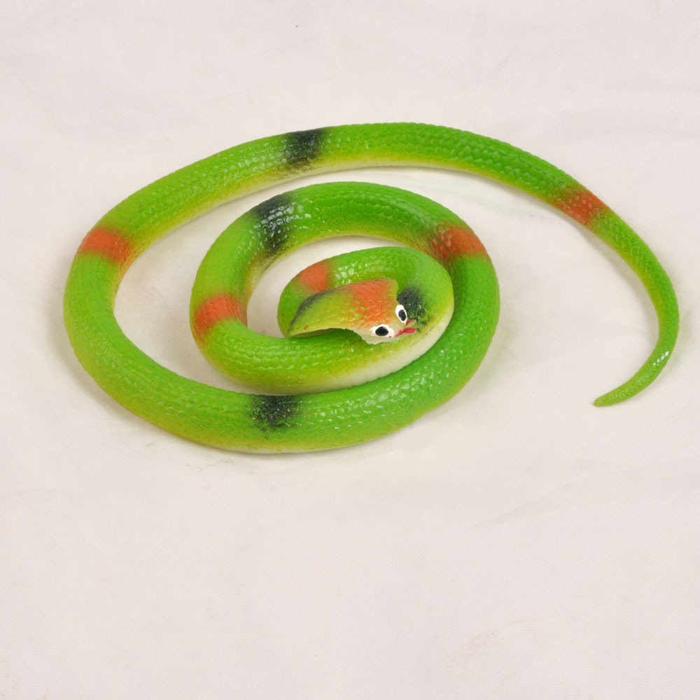 现货整蛊玩具批发 70厘米塑胶仿真眼镜蛇 优质软胶眼镜蛇 大号