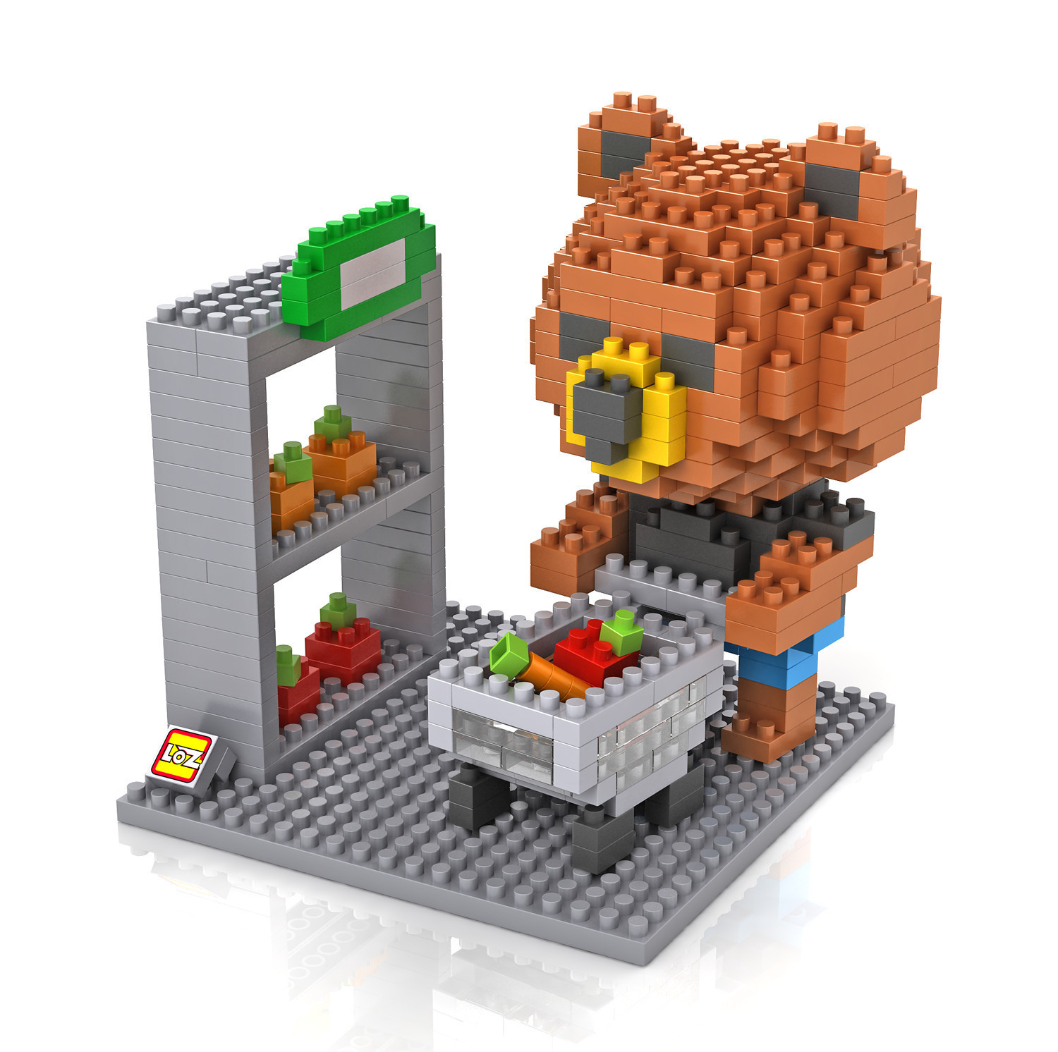 散批 俐智积木俐智loz小颗粒钻石创意拼