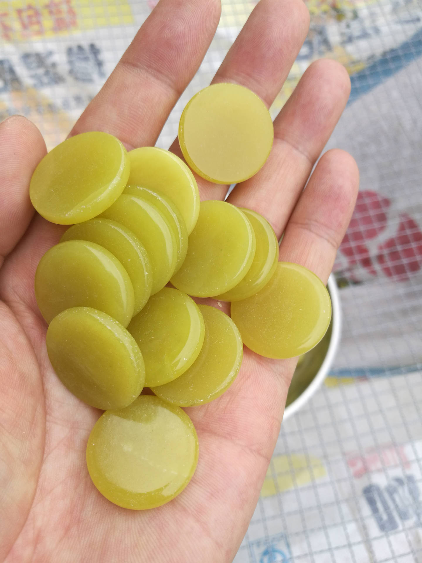 玉石片 玉石床垫用玉石片坐垫用玉石片 25玉石配件