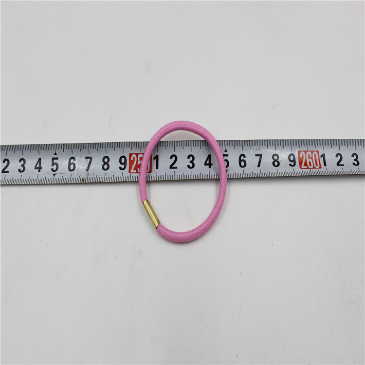 6毫米彩色马仔扣皮筋 韩版头饰 发圈 发绳 发饰 手工diy配件