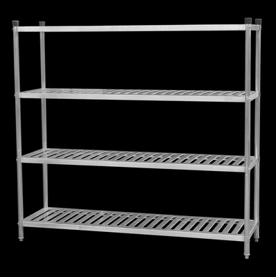 钧建厂家供应不锈钢厨房置物架,不锈钢拆装式四层架 菜架