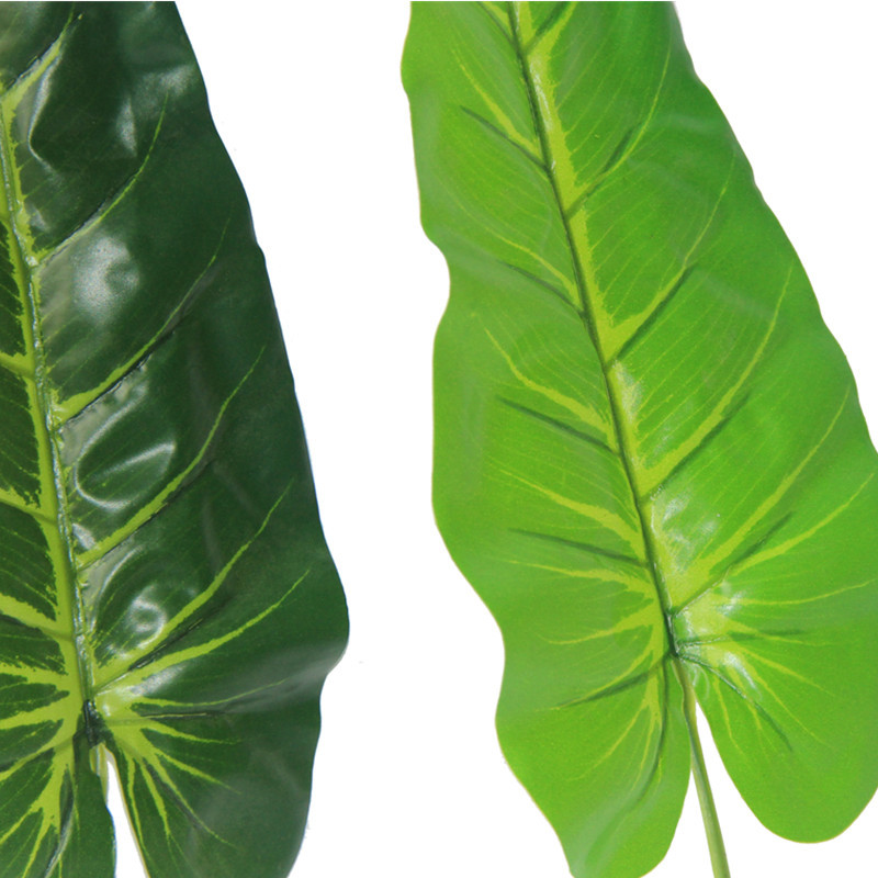 仿真树叶 象耳叶仿真草 植物墙装饰叶子 工程树叶 批发外贸厂家