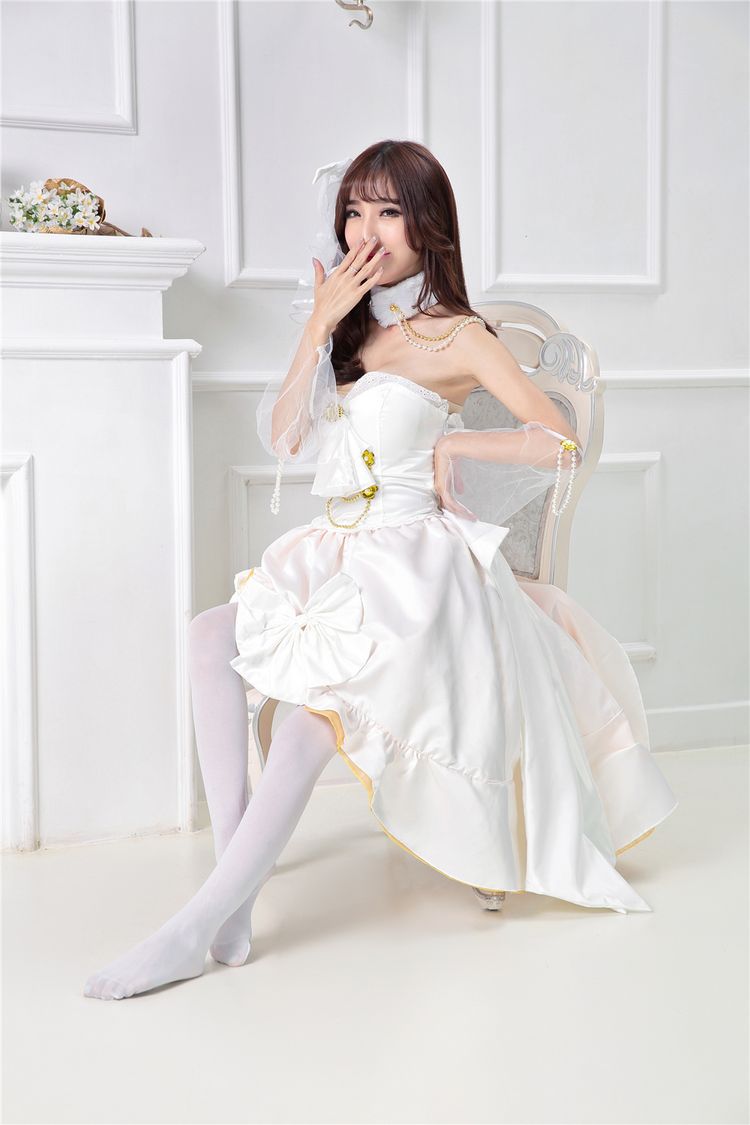 lovelive!南小鸟花嫁 浪漫觉醒婚纱cos服婚纱觉醒cosplay女装