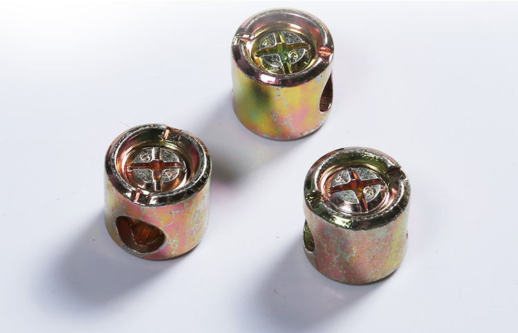 四合一连接件,高品质衣柜内置连接件,家居螺丝加工