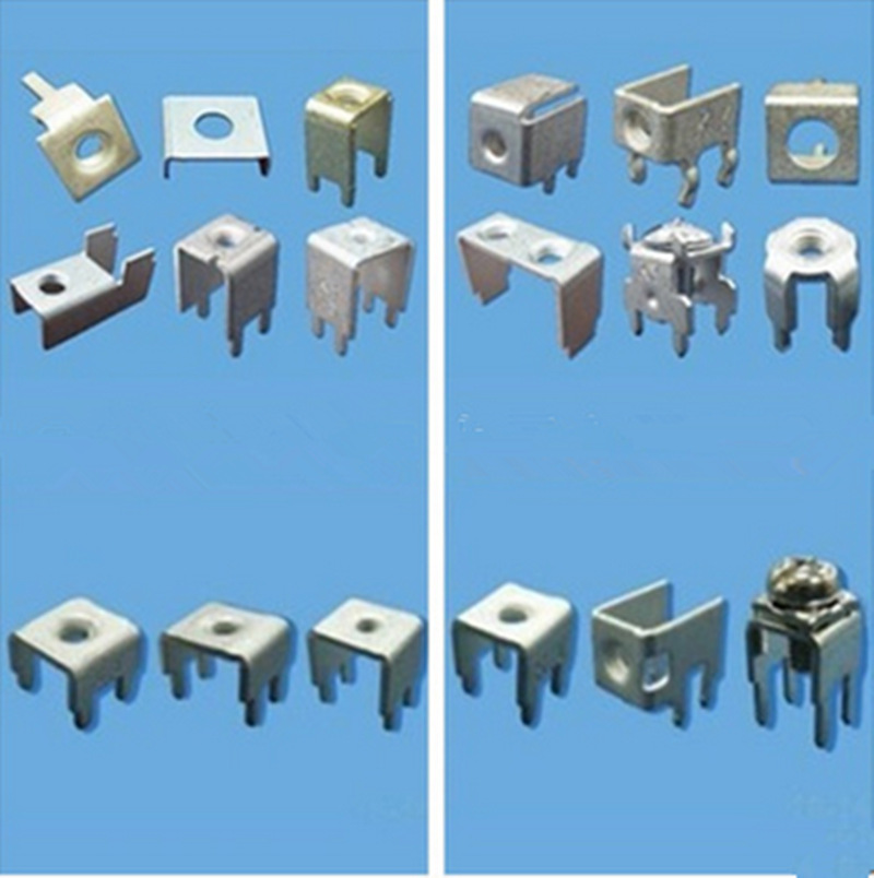 铜端子 pcb板焊接端子m4 六脚连接端子接线端子接线柱