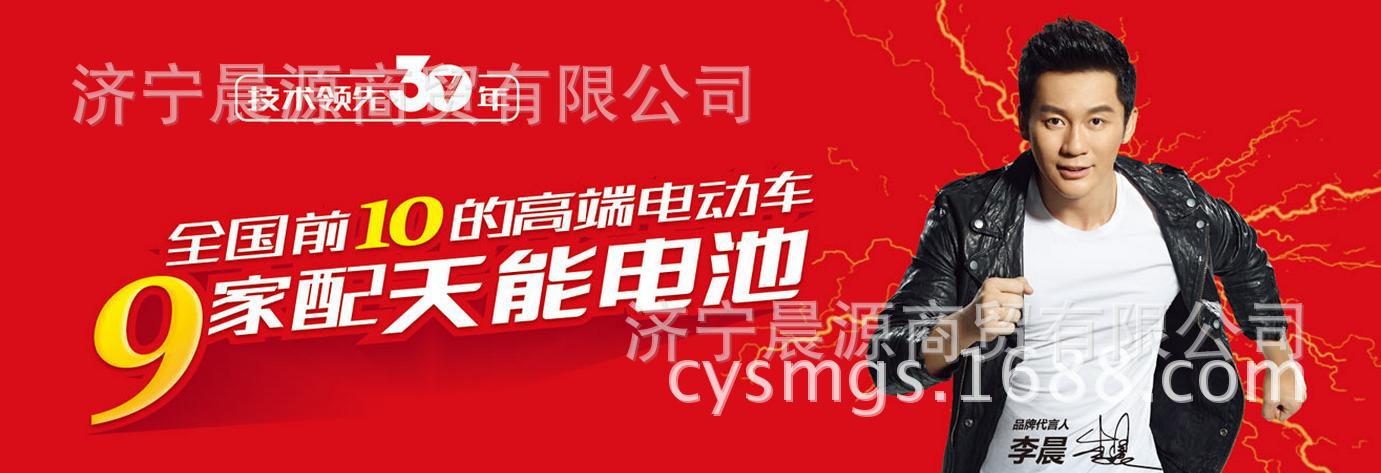 天能铅酸动力电池电动汽车专用电池12v100 6-evf-100