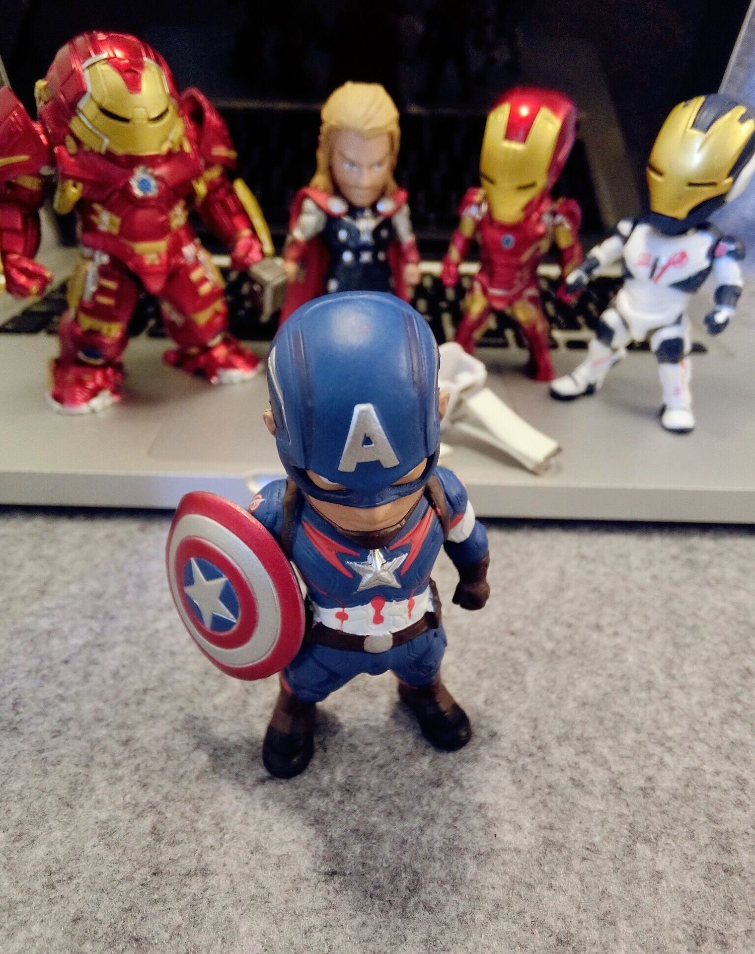 复仇者联盟摆件 美国队雷神锤子钥匙扣模型摆件正品美版手办公仔