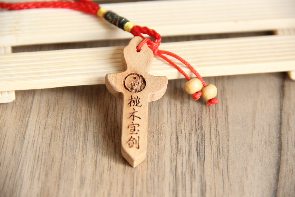 肥城小桃木剑 辟邪桃木剑批发 精美肥城桃木剑 桃木刀 桃木斧子