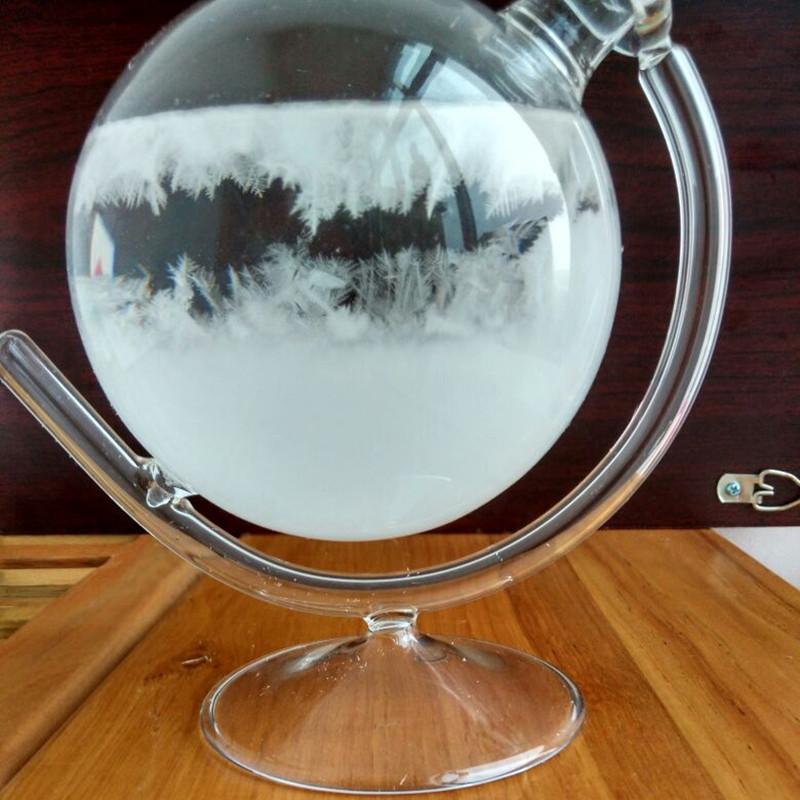 木质天气预报瓶风暴瓶子地球造型款木架多款可选工厂直销一件代发