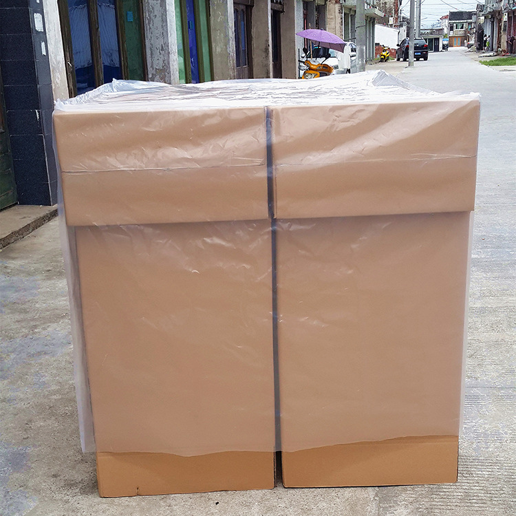 提供平价码头防雨防潮装货纸箱薄膜包装可定制pp塑料四方袋