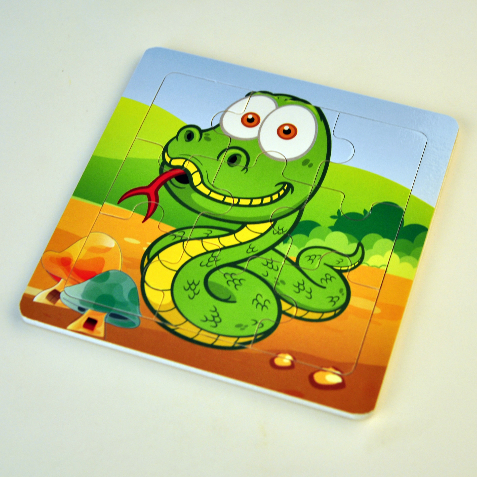 宝宝儿童幼儿早教益智卡通动物园拼图拼板 卡通造型 全脑发育