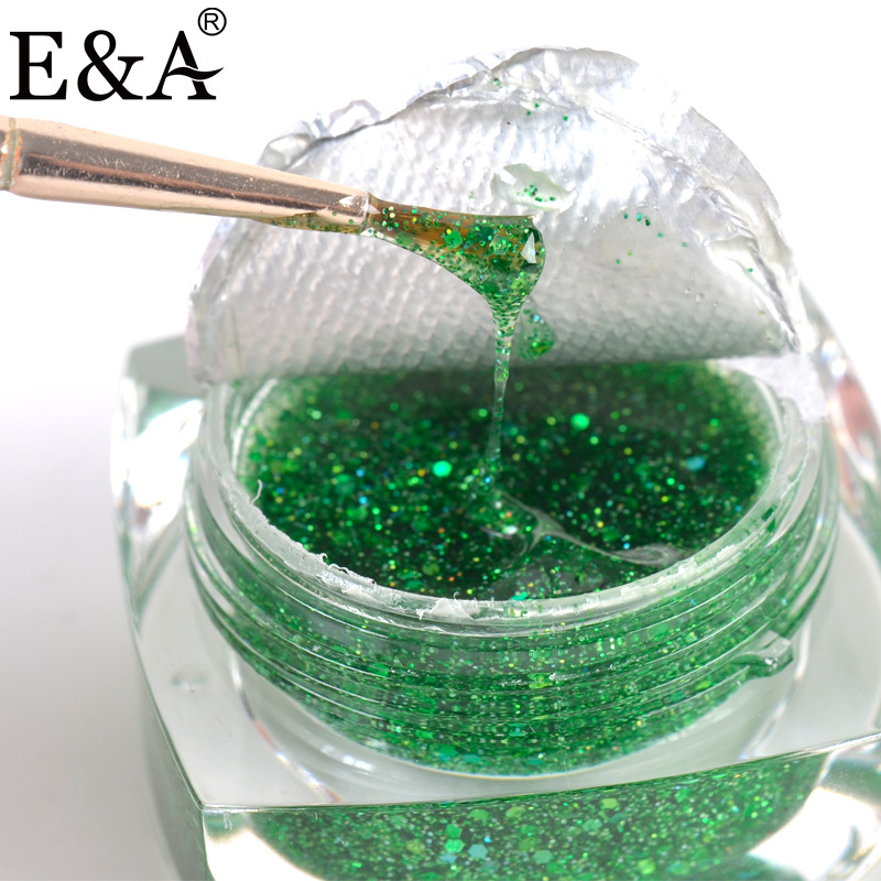 E & a Independent Brand Sequins Glitter Nail Polish Glue Extension Glue 15G