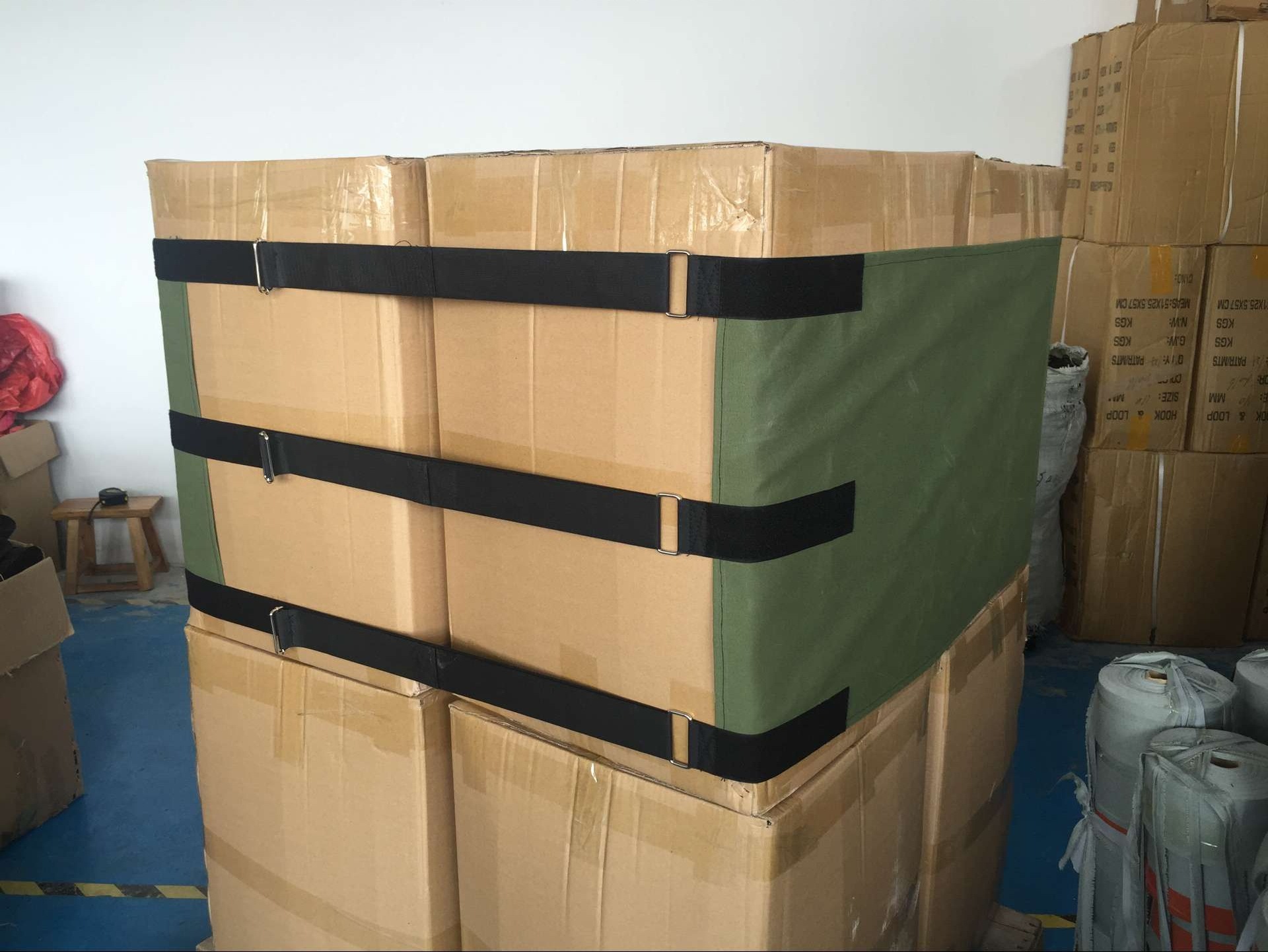 卡板物流托盘绑带 货物 捆绑带 尼龙弹性强粘性盘固定带魔术贴绑