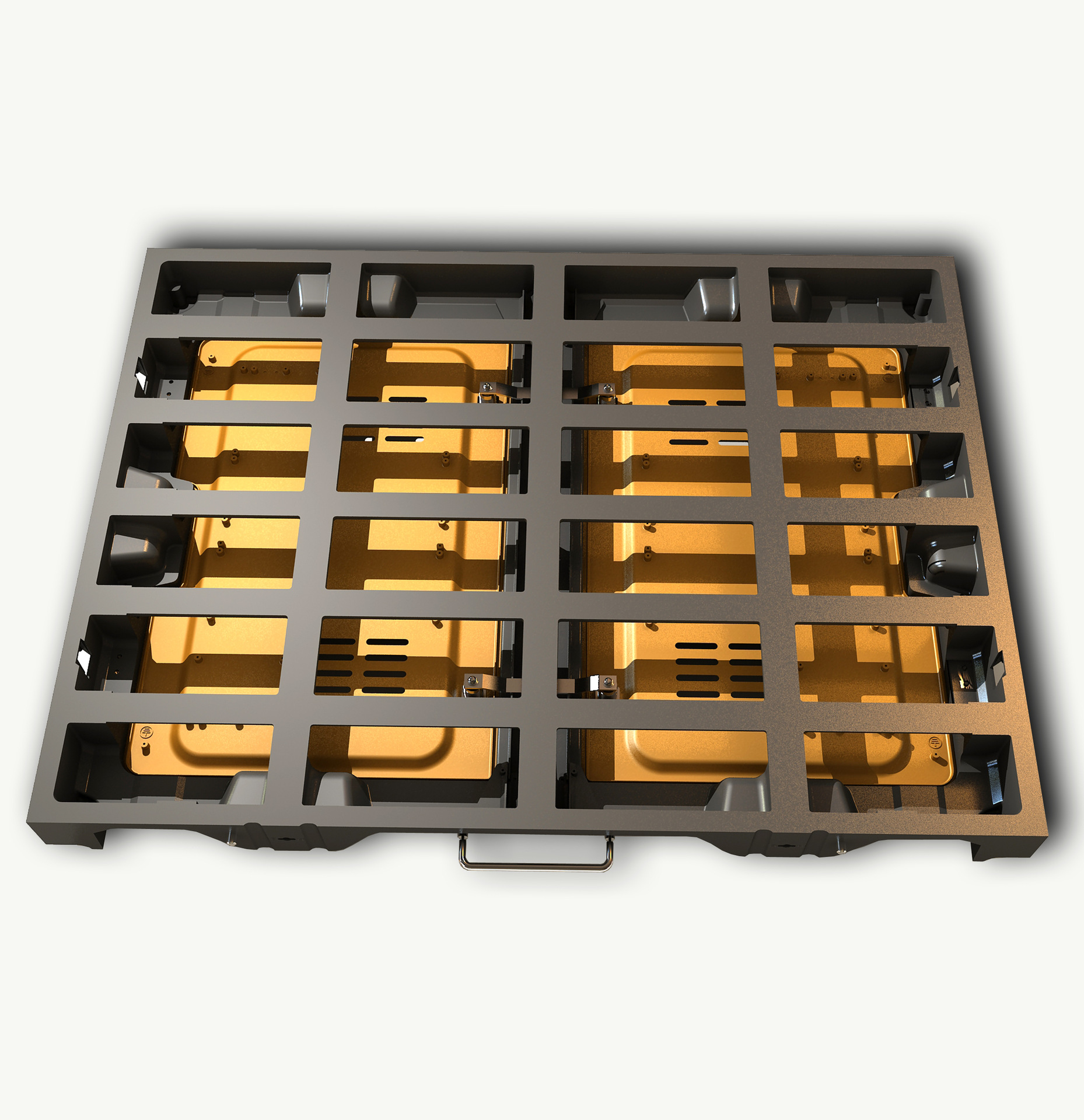 led箱体 led标准箱体 led防水箱 1024*768镁合金压铸箱低价批发