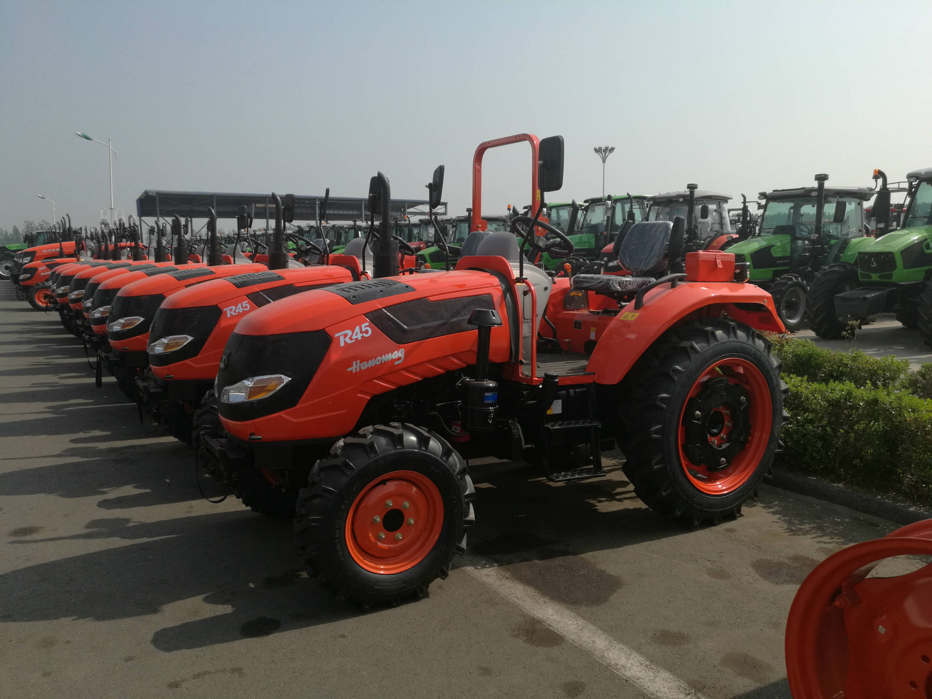 沭河四轮拖拉机,sh454,旋耕机,45马力轮式拖拉机