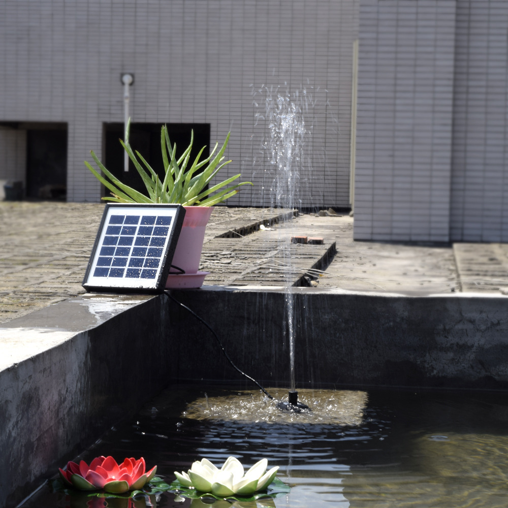 太阳能喷泉太阳能小水泵1.5w小型喷泉设备微型景观喷泉 一件代发