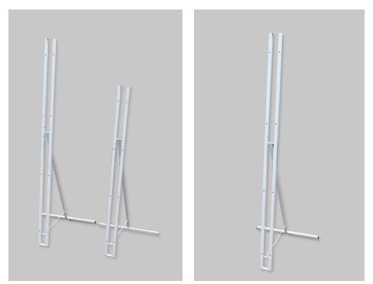 方管h型kt板立牌人像展板人形立牌人像架支撑立人支架广架展示架
