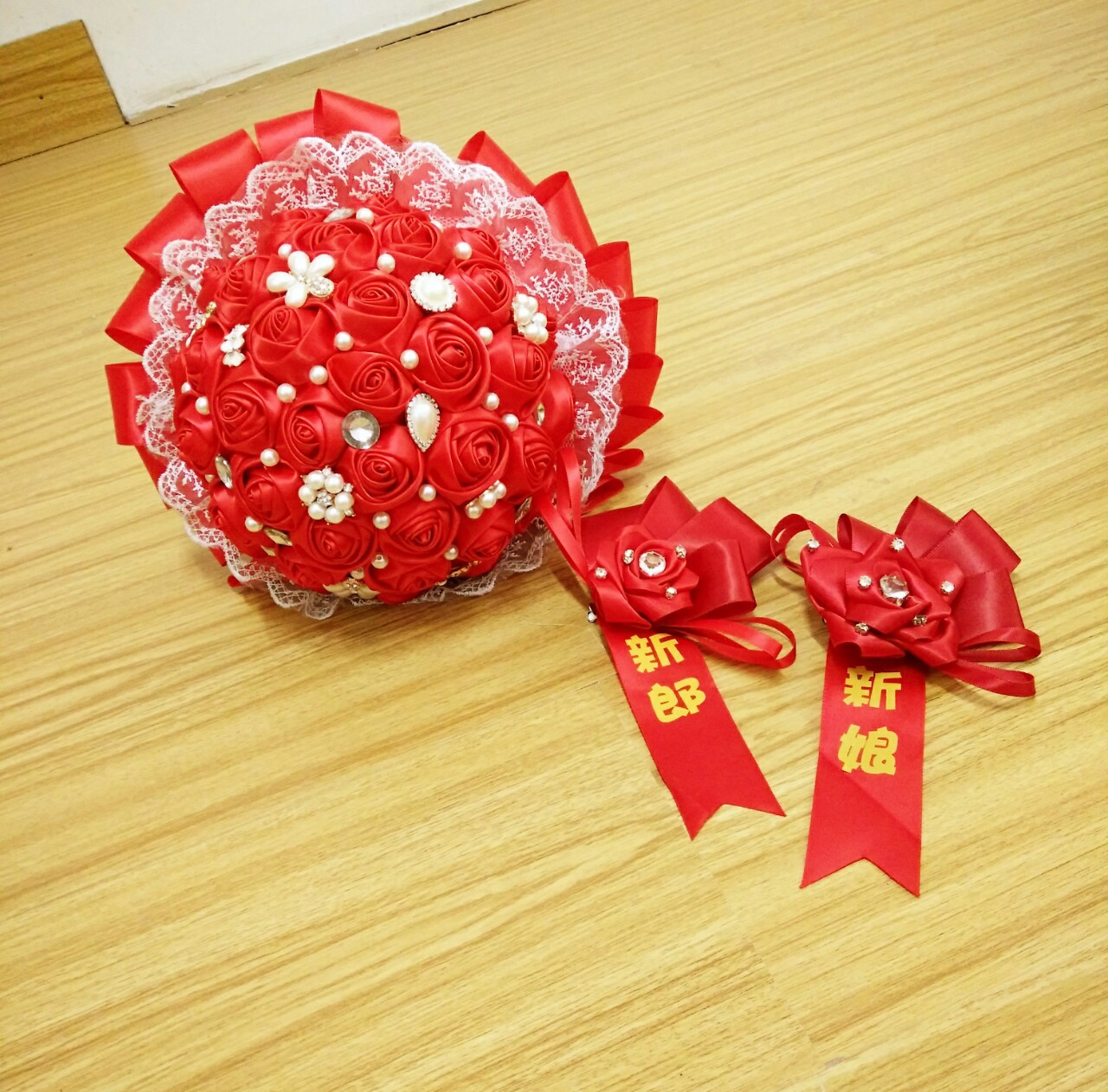 diy新娘手捧花定制