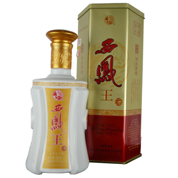 西凤王酒500ml52vol白酒整箱批发