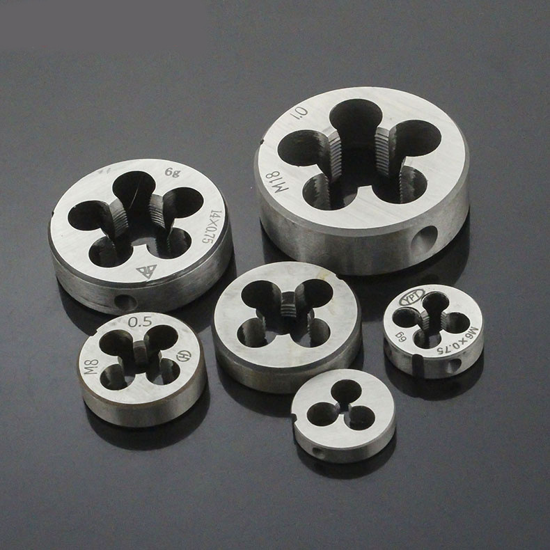 丝锥板牙 圆形板牙 元板牙圆板牙m1m2.5m3m4m5m6m8m10m12m14-m30