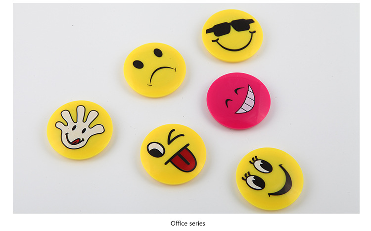 富尼ct-6652磁铁 卡通表情教学强力吸铁石圆形磁铁办公磁粒