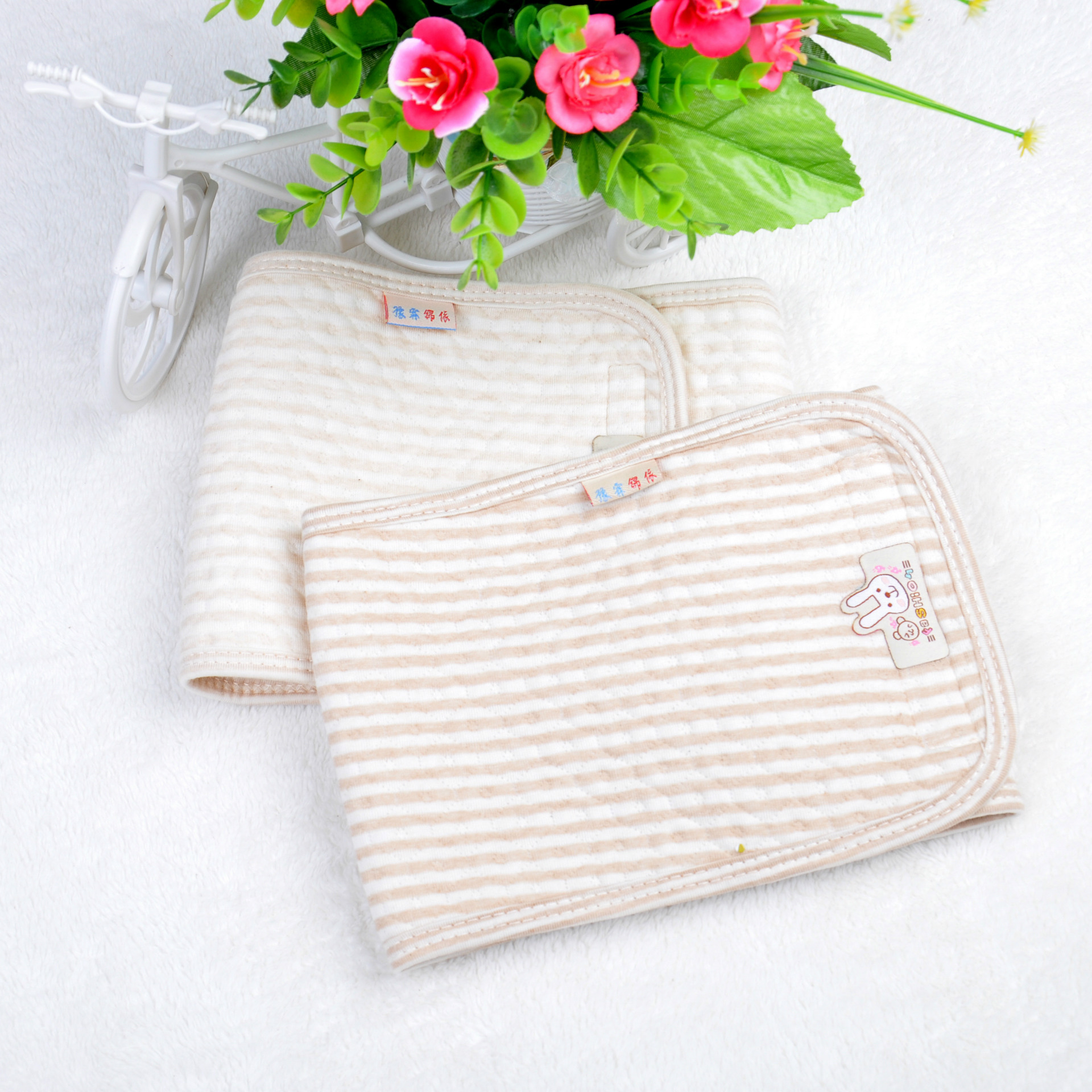 婴儿彩棉肚围全棉护肚脐围新生儿宝宝护脐带有机彩棉肚围护肚带