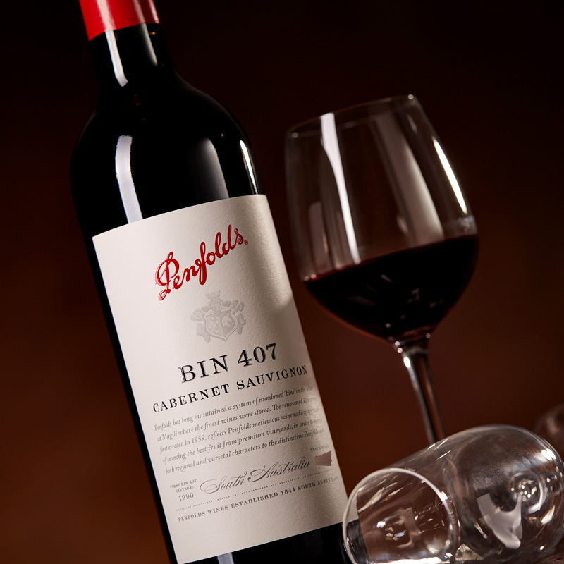 澳大利亚澳洲名庄奔富407赤霞珠干红葡萄酒20132014拉菲