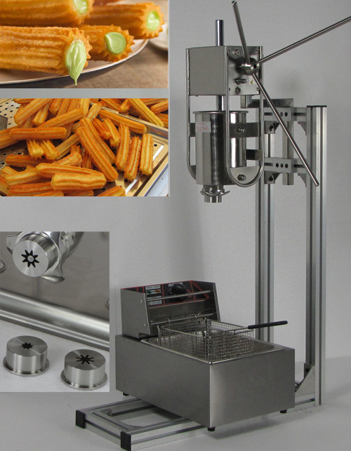 豪华拉丁果机 吉事果 油条机 churros machine np-13 3l配5套模具