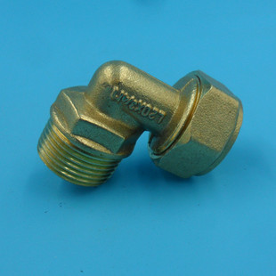 黄铜外丝弯头 铜外牙弯头 16 20铝塑管件 太阳能配件
