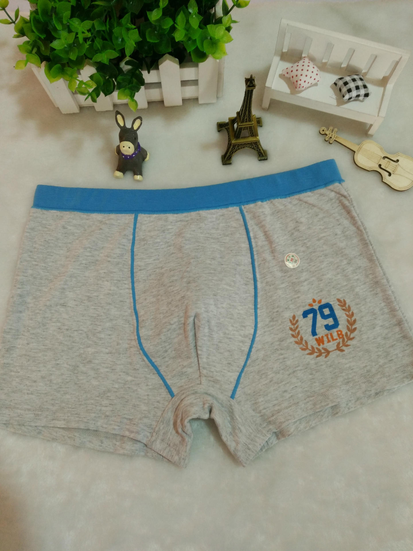 儿童内裤男平角中大童男童内裤纯棉男孩小孩短裤青少年学生四角裤