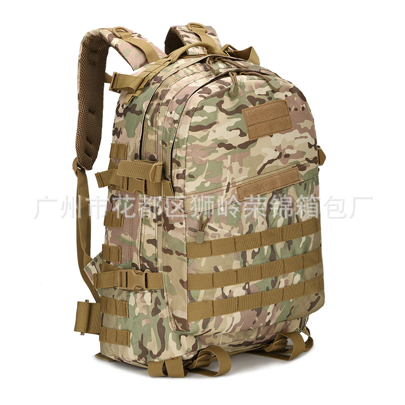 Guangzhou Factory in Stock Wholesale Upgraded 3D Bag Camouflage Hiking Backpack Tactical Backpack Outdoor Camping Travel Bag