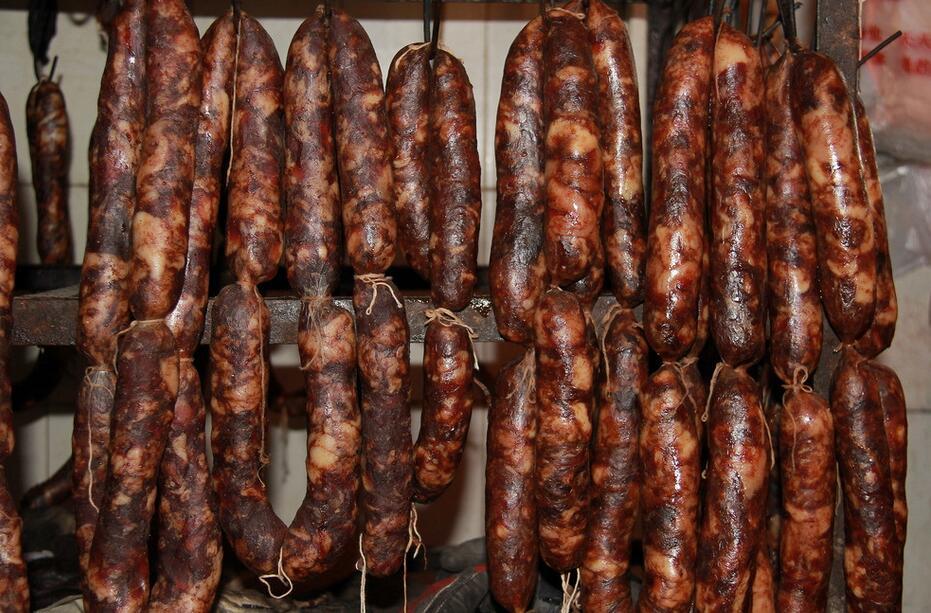 湖北恩施土特产思乐土家香肠 正宗土家风味腊香肠批发