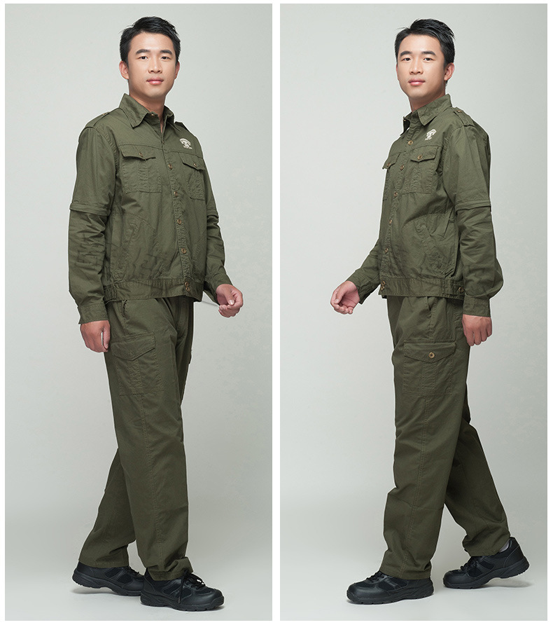 2017新款劳保长袖服车间工作服汽修工人服工地民工劳动服套装批发